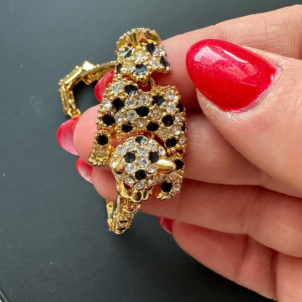 Vintage gold Jaguar bracelet